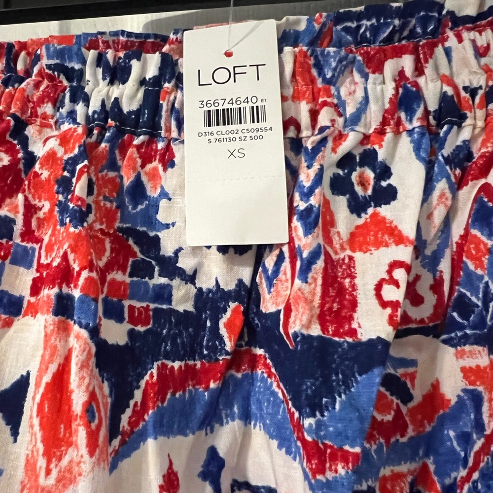 Loft Off-Shoulder Multicolor Dress - Picture 3 of 3